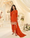 Beads By Sayuri Chinon Silk Ladies Readymade Suits Wholesale Market In Surat
